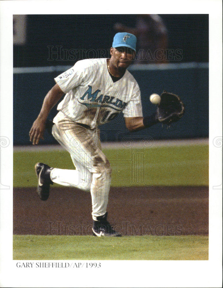 1993 Press Photo Marlins Gary Sheffield - Historic Images