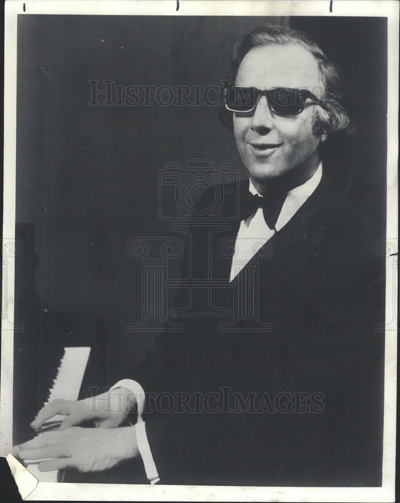 1973 Press Photo George Shearing Sheer Magic Pianist - Historic Images