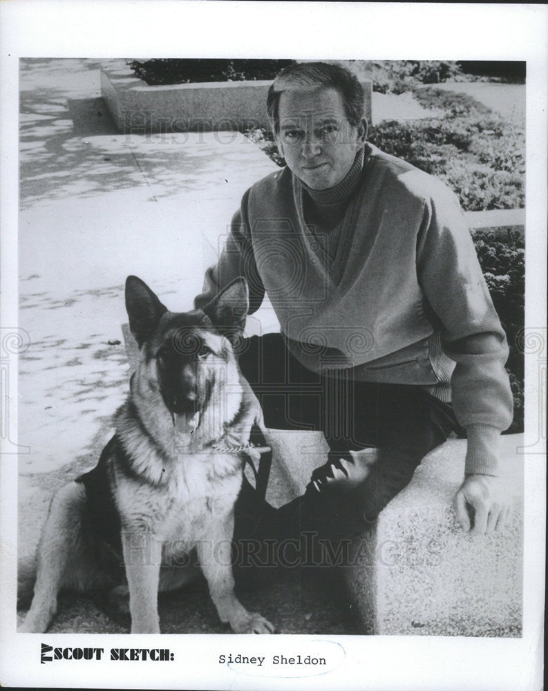 1974 Press Photo Sidney Sheldon American Writer - Historic Images