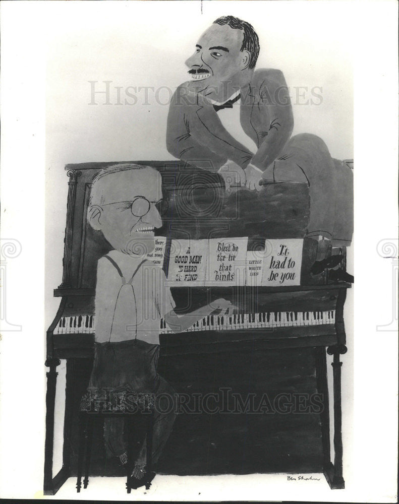 1977 Press Photo Ben Shahn Spertus Museum - Historic Images