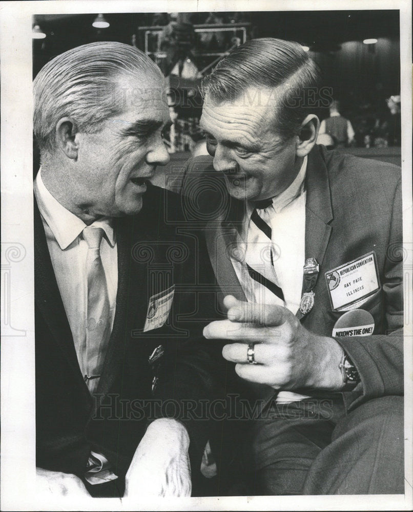 1968 Press Photo Timothy Sheehan Ray page Superintendent Public Instruction - Historic Images