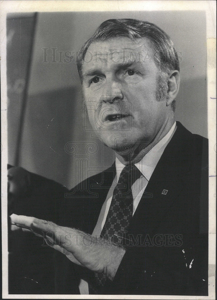 1971 Press Photo Ex Governor Raymond Shafer Pennsylvania Chicago drug hearing - Historic Images