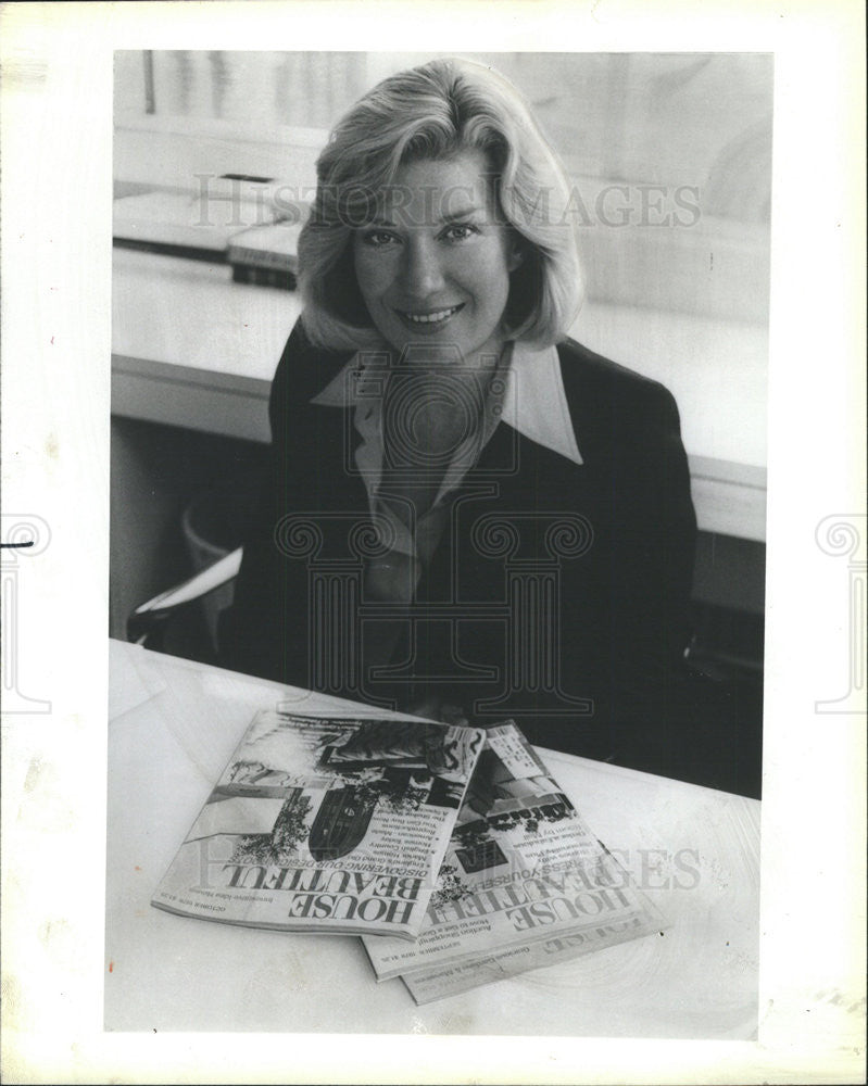 1983 Press Photo House Beautiful Editor Joann Barwick - Historic Images