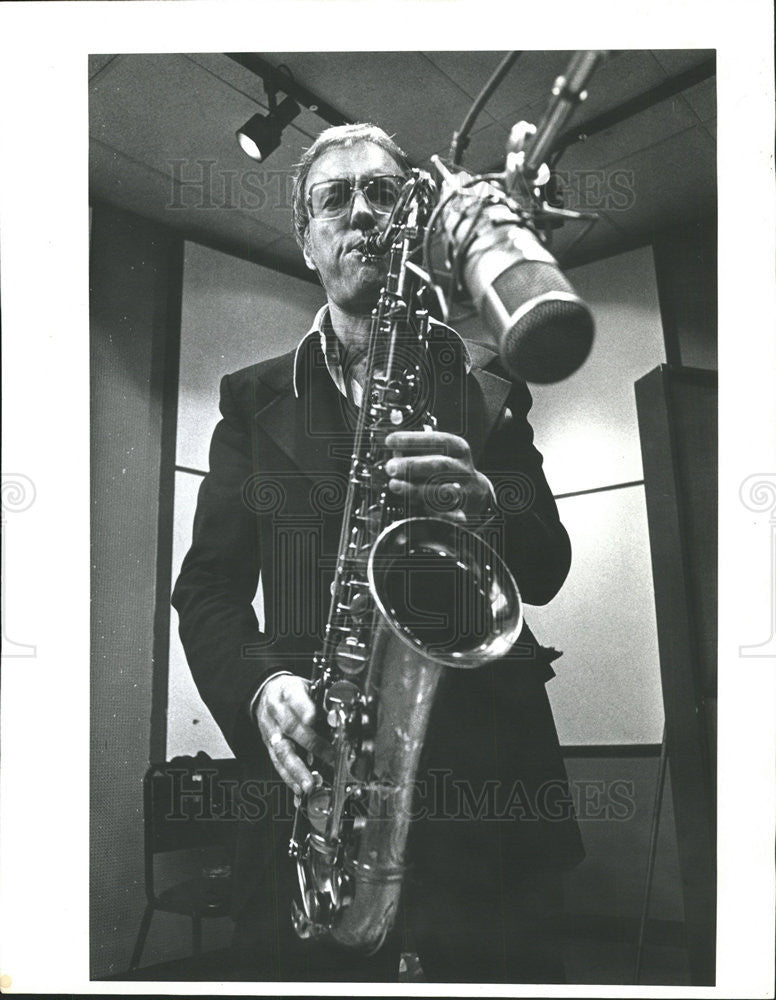 1978 Press Photo Kenny Soderblom Reedologist Jazz Institute Blackstone Program - Historic Images