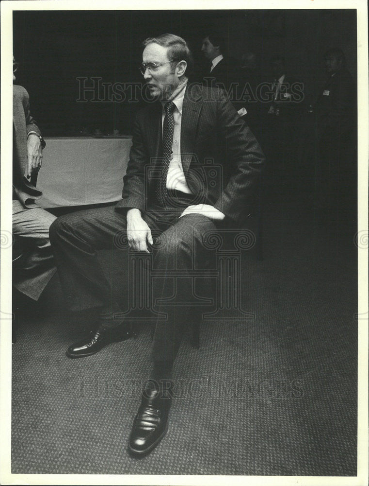 1981 Press Photo Neal Stoneralso, Director of Athletics - Historic Images