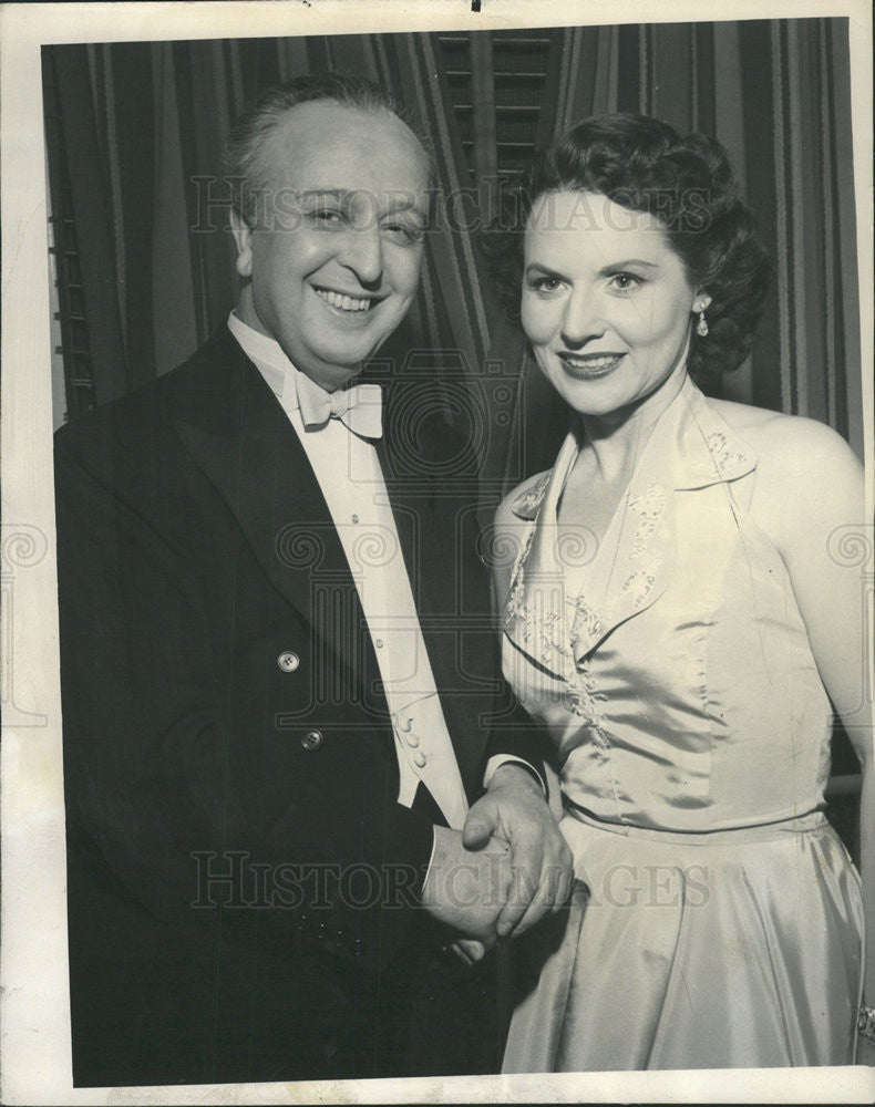 1952 Press Photo Howard Barlow Nadine Conner Soprano - Historic Images