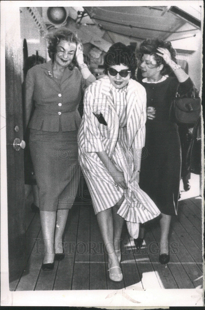 1958 Press Photo EX-Queen Soraya of Iran - Historic Images