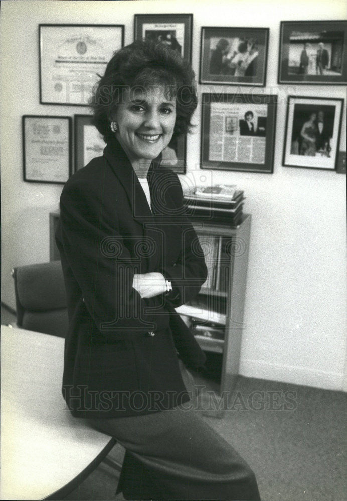 1989 Press Photo Mrs Gillian Martin Sorensen Head City Commission United Nations - Historic Images