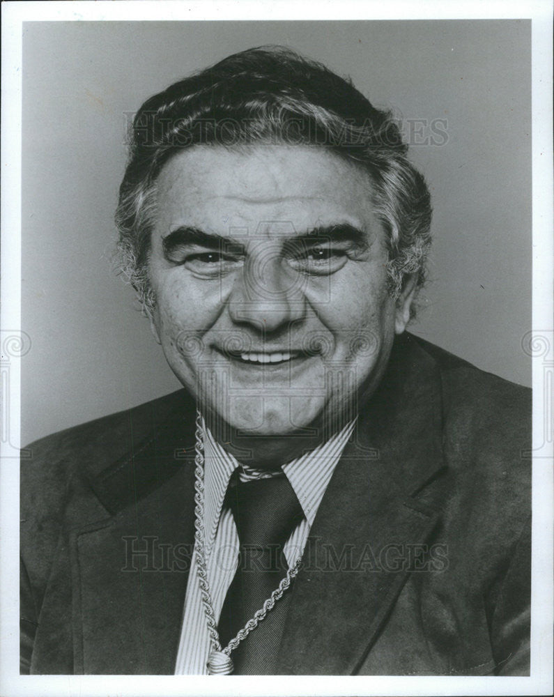 1985 Press Photo Jimmy "The Greek" Snyder (Sportscaster) - Historic Images