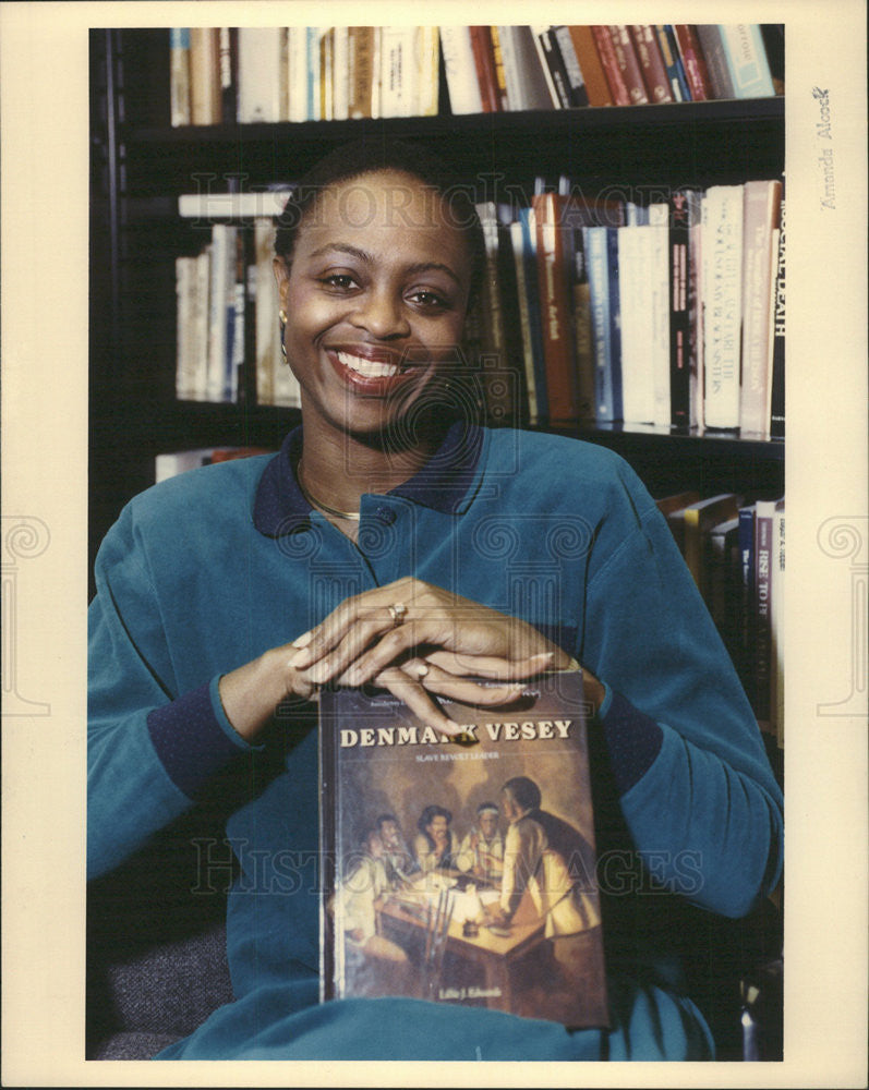 1991 Press Photo Lillie Johnson Edwards Associate Professor - Historic Images