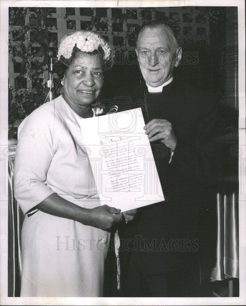 1963 Press Photo Evelyn Logan Edwards Chase House Bishop Charles Street Diocese - Historic Images