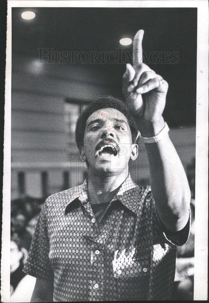 1972 Press Photo Howard Safford President Afro-American Patrolmen&#39;s Association - Historic Images