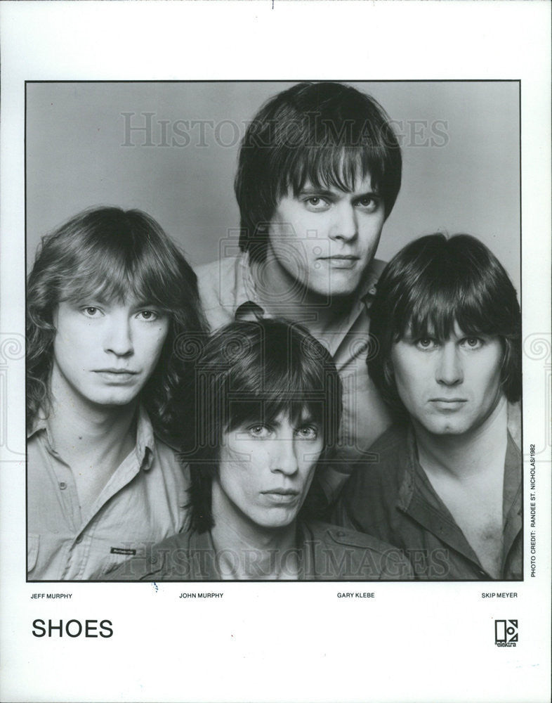 1982 Press Photo Zion Shoes John Murphy Skip Meyer Gary Klebe Music Band Group - Historic Images