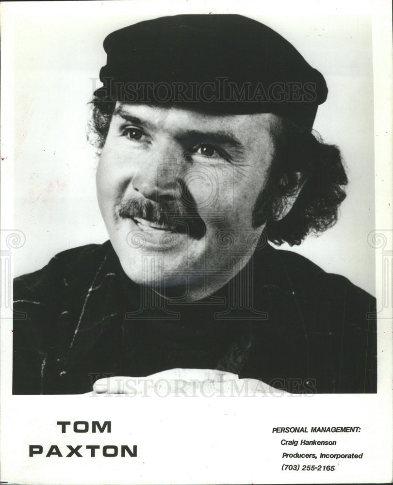 1984 Press Photo Tom Paxton Folk Musician - Historic Images