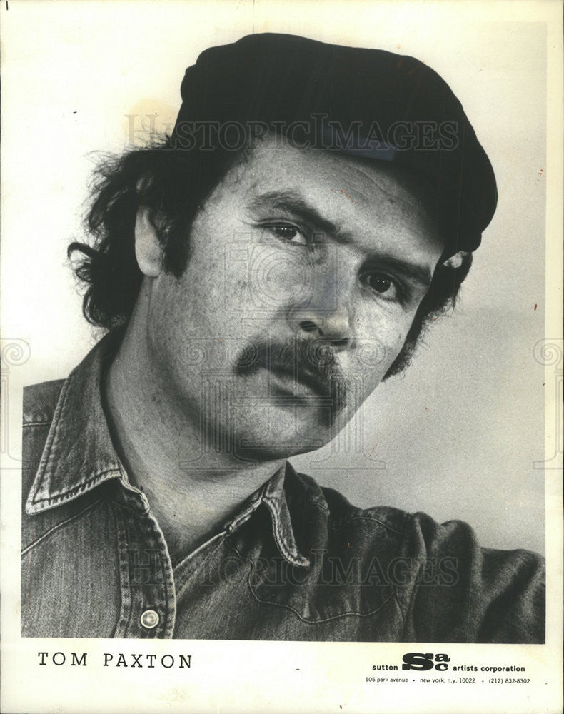 1976 Press Photo Tom Paxton Prominent Folk Songwriter Performer - Historic Images