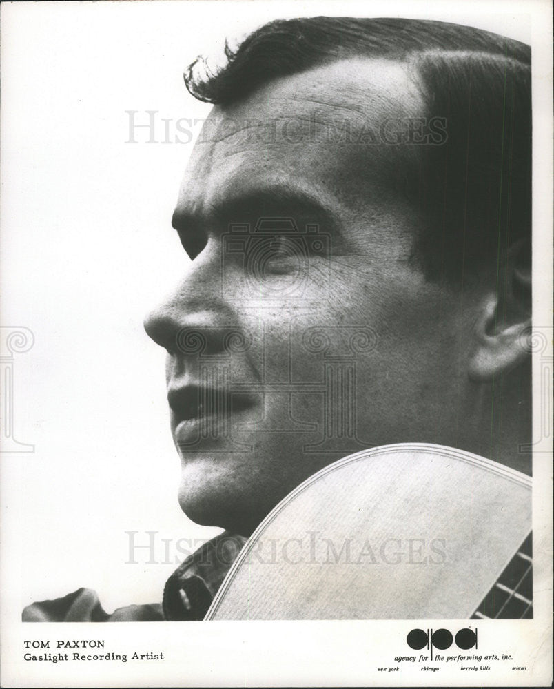 1964 Press Photo Tom Paxton Gaslight Recording Artist - Historic Images