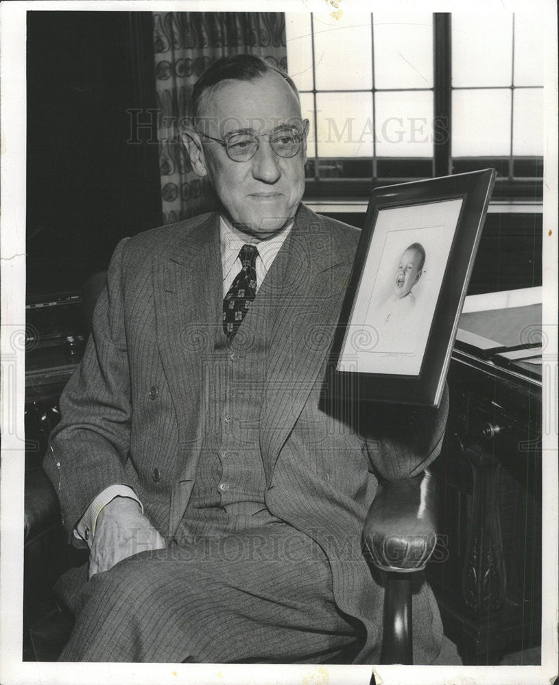 1955 Press Photo Al W Peake President Standard Oil Co - Historic Images