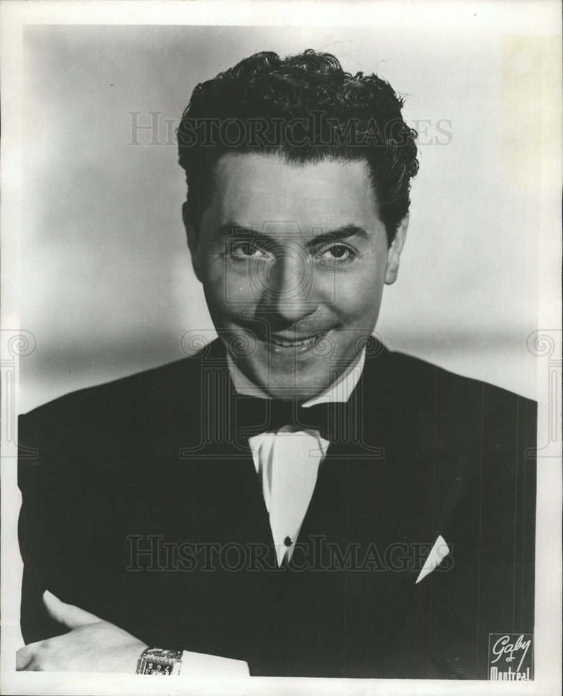 1955 Press Photo Jacques Peals American Film Television Stage Actor Chicago Mich - Historic Images