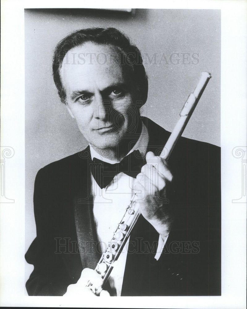 1980 Press Photo Donald Peck American Musician Composer Ravinia Festival Chicago - Historic Images