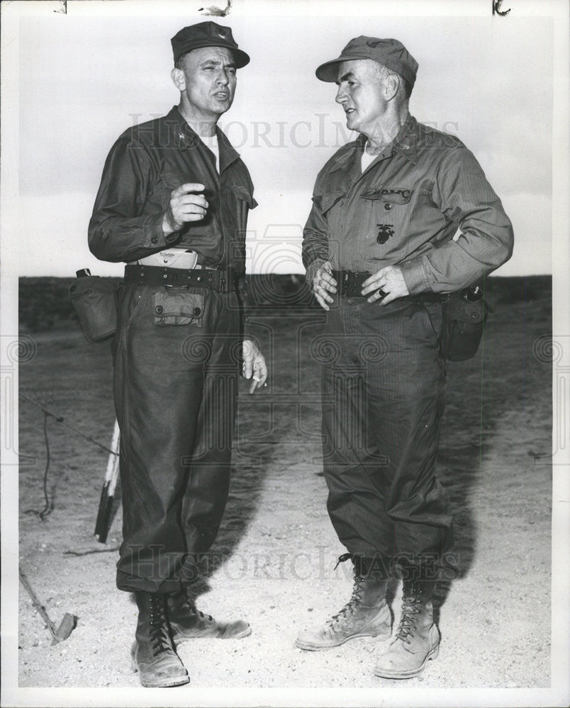 1960 Press Photo  D J Pitcher Colonel Commander Operation Charger Chicago Mich - Historic Images