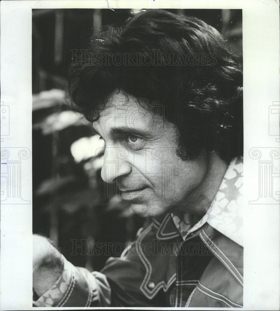 1976 Press Photo Mort Sahl American Comedian Film Television Actor Chicago - Historic Images