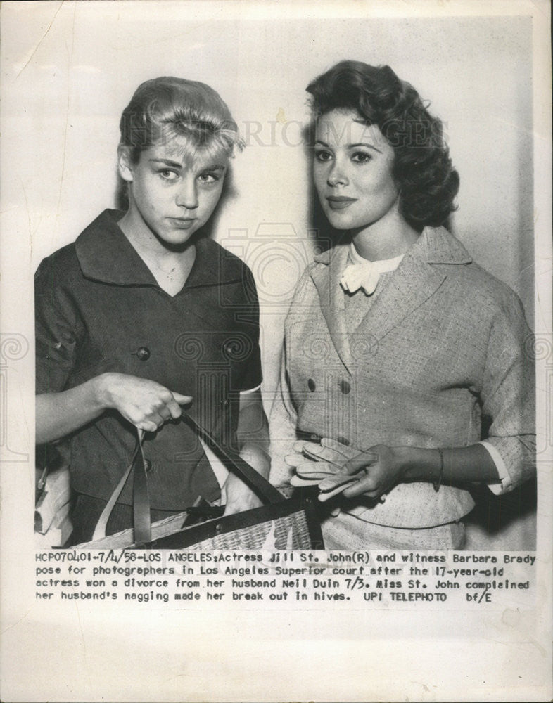 1958 Press Photo Jill St. John American Movie Television Actress - Historic Images