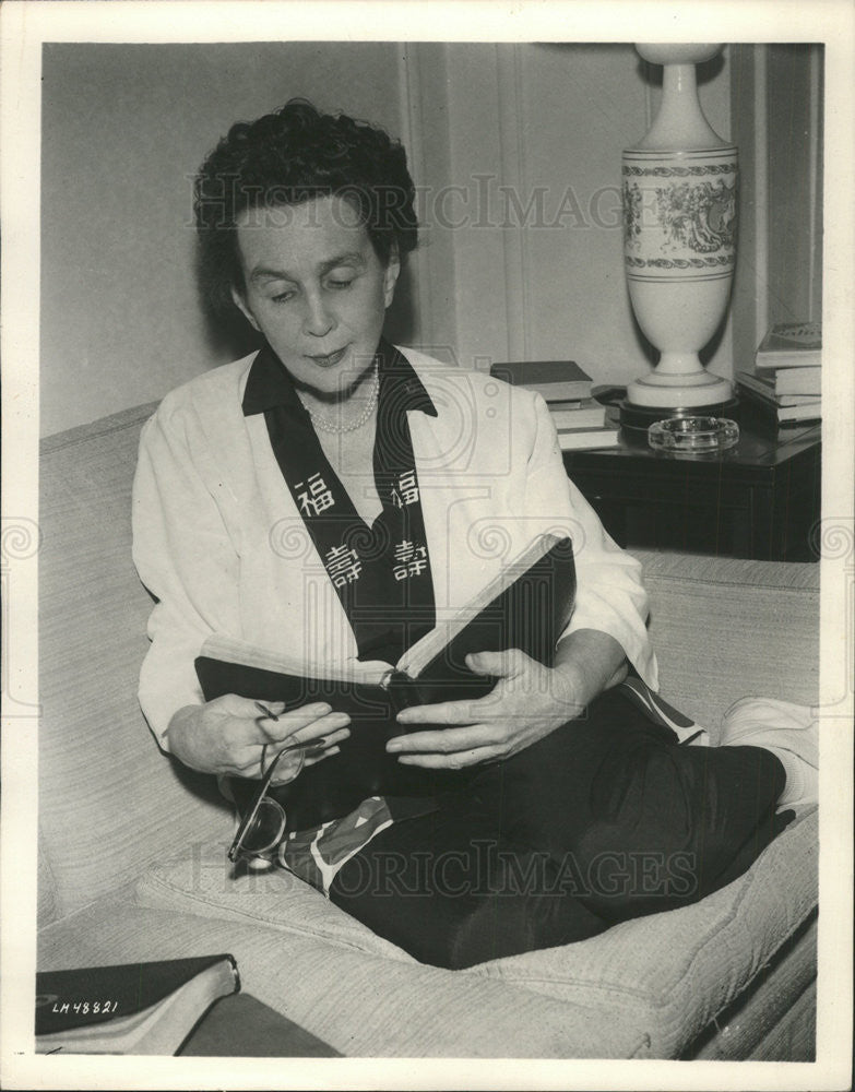 1961 Press Photo Adela Rogers St. John Journalist Novelist Screenwriter Author - Historic Images