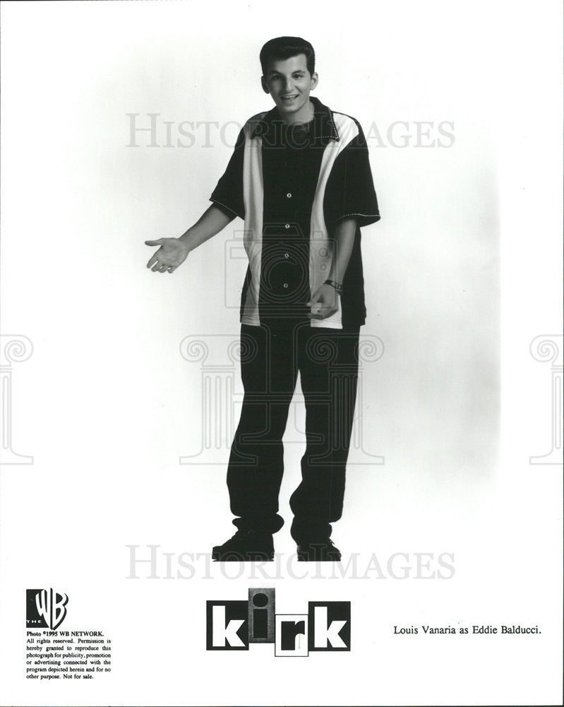 1995 Press Photo Kirk Louis Vanaria Eddie Balducci Actor - Historic Images