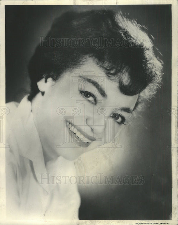 1961 Press Photo June Valli American Singer Television Personality Chi ...