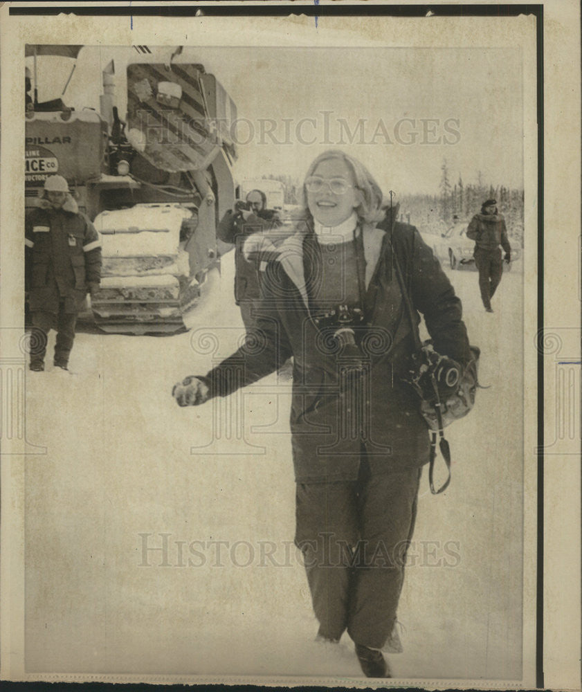 1975 Press Photo Susan Ford Daughter President Gerald Ford - Historic Images