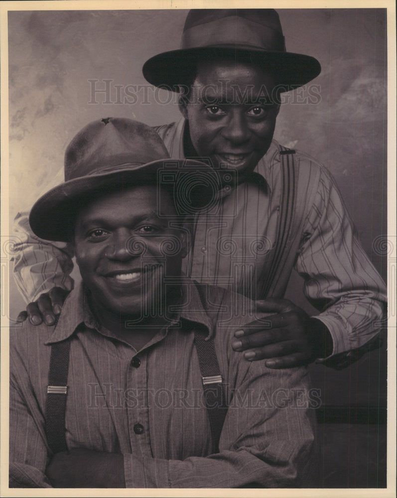 Press Photo Charles Dutton Courtney Vance Pulitzer Prize won drama Piano Lesson - Historic Images