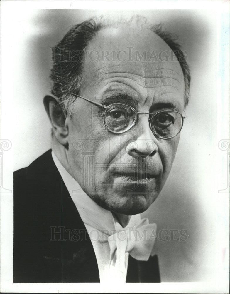 1983 Press Photo Rudolf Serkin Moses Aron landmark Abbado piano Hindemith Berg - Historic Images