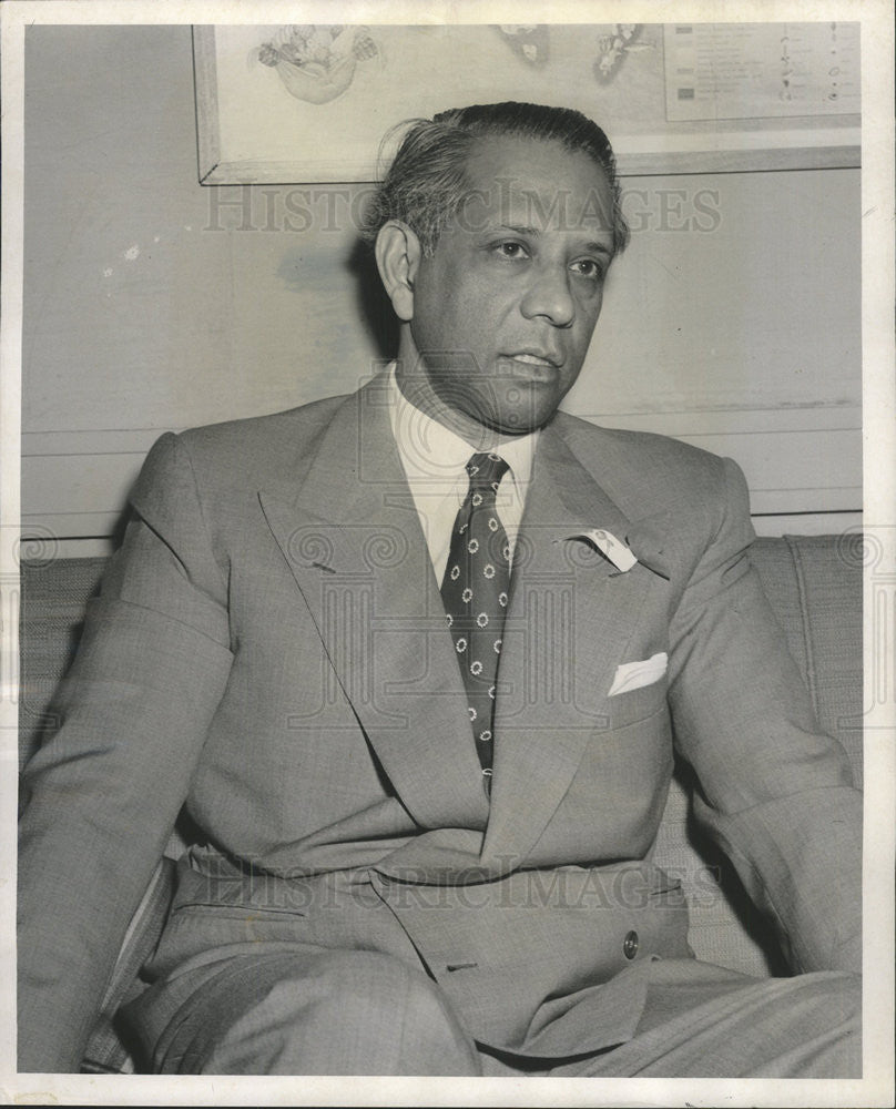 1952 Press Photo B.R. Sen, Indian Ambassador To US - Historic Images