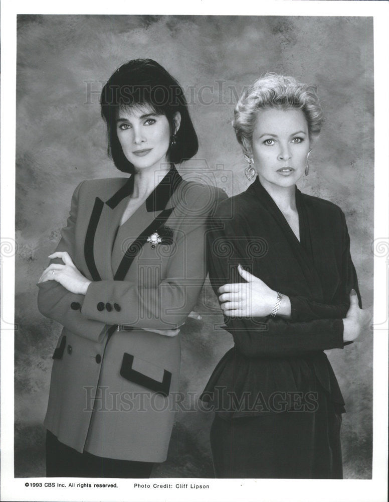 1993 Press Photo Connie Sellecca and Michelle Phillips star in &quot;Second Chances.&quot; - Historic Images