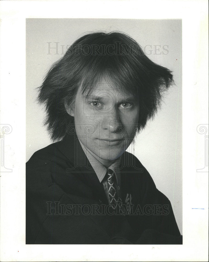 1983 Press Photo Peter Sellars Handel Orlando Civic Opera House Lyric Costume - Historic Images