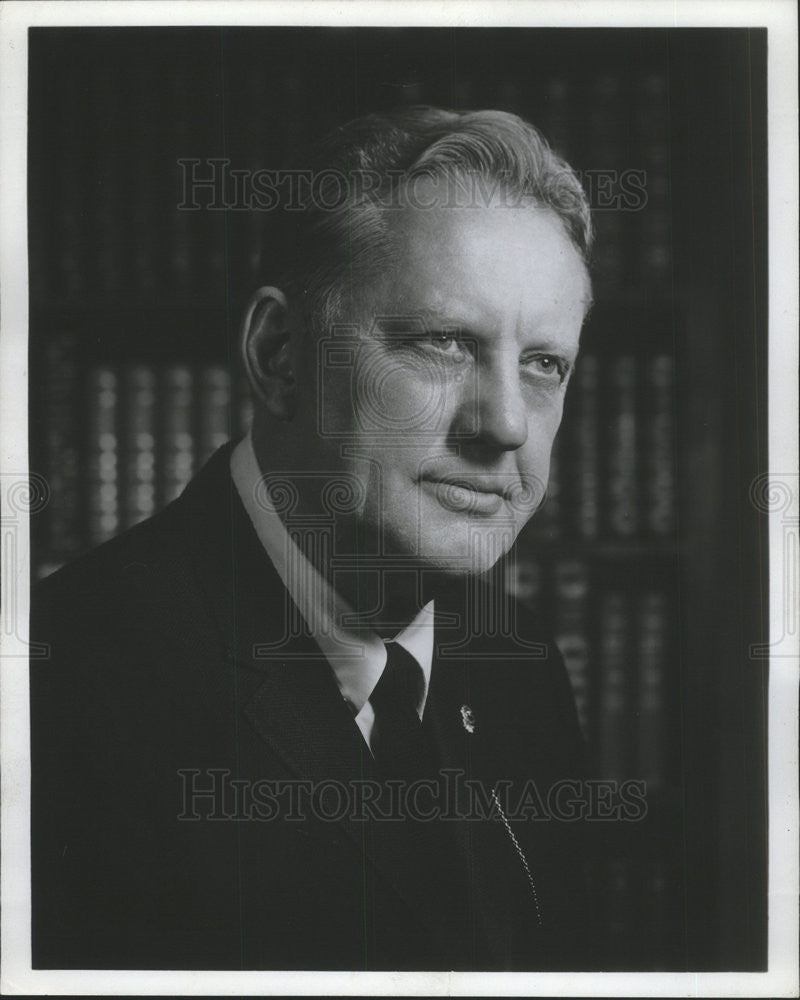 1970 Press Photo Harry Semrow Gentlemen enclosed photograph files future Destroy - Historic Images