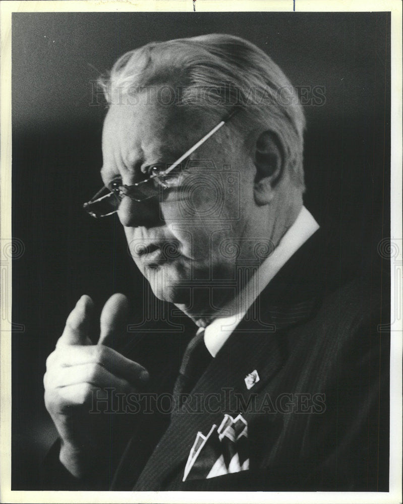 1986 Press Photo Harry H Semrow Board Tax Appeals Commissioner - Historic Images