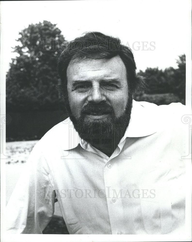 1971 Press Photo WCFL Station Manager Lew M Witz announce Art Roberts host radio - Historic Images