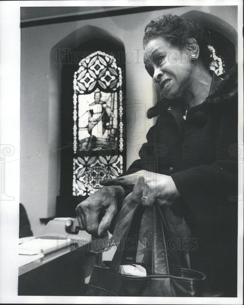 1976 Press Photo Rev Lowell Togerson Jr Mrs Lettie Lewis Derrick Huron Street - Historic Images