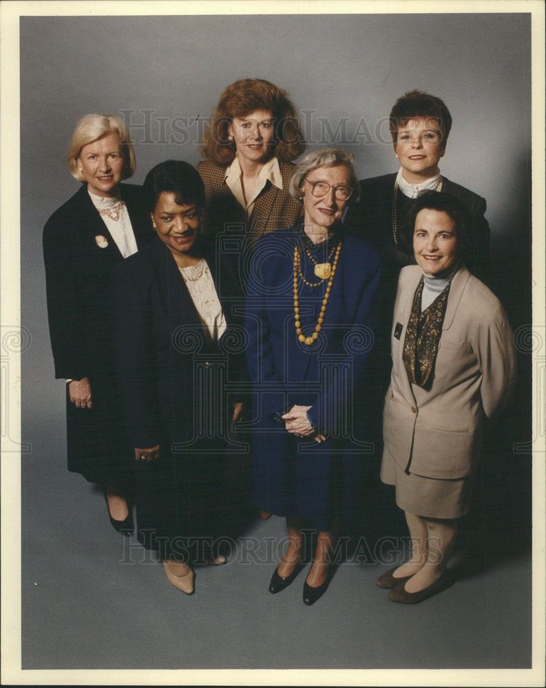 1995 Press Photo Women Statewide Office Earleen Collins Democrat Dawn Clark - Historic Images