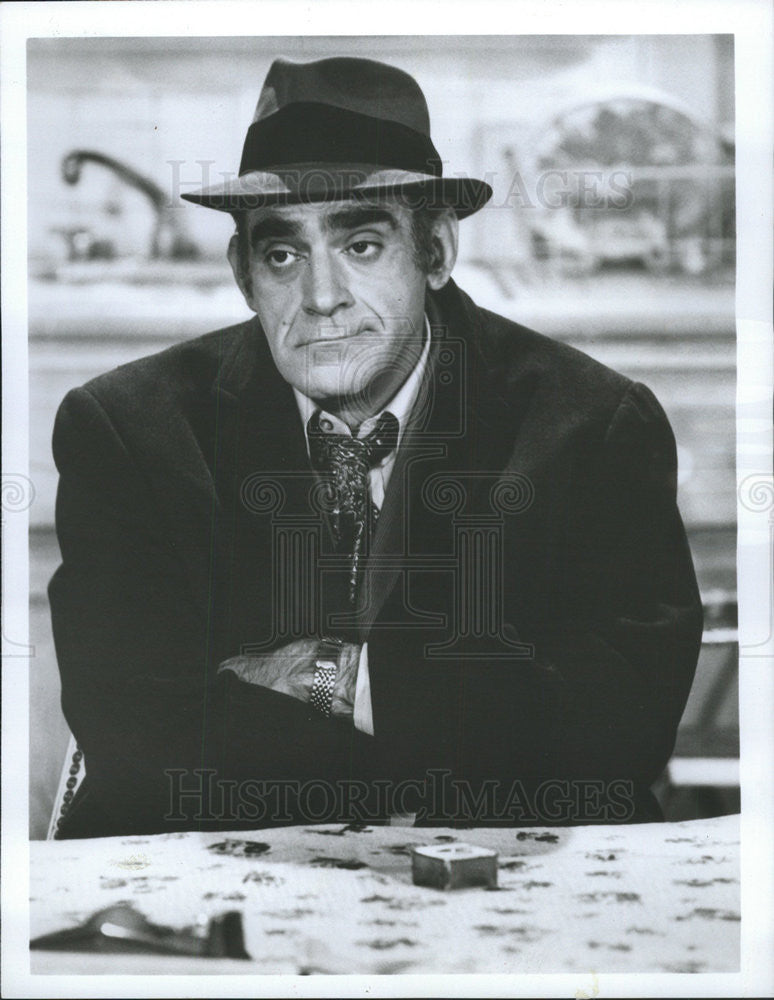 1977 Press Photo Abe Vigoda , American TV and Movie Actor. - Historic Images