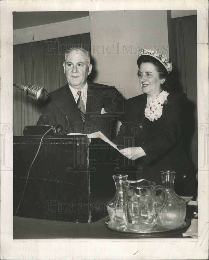1950 Press Photo Republican County committee Lorraine Ford Riley execu ...