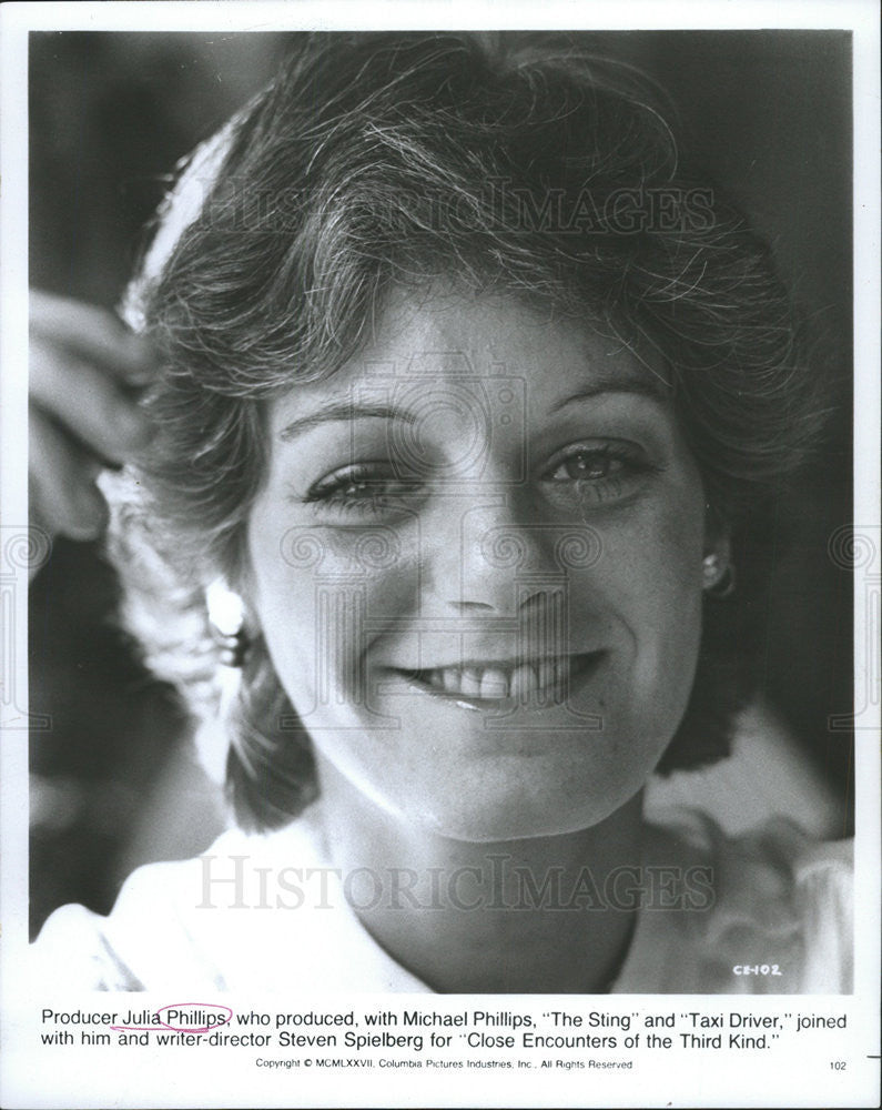 1977 Press Photo Julia Phillips American Film Producer &amp; Author - Historic Images