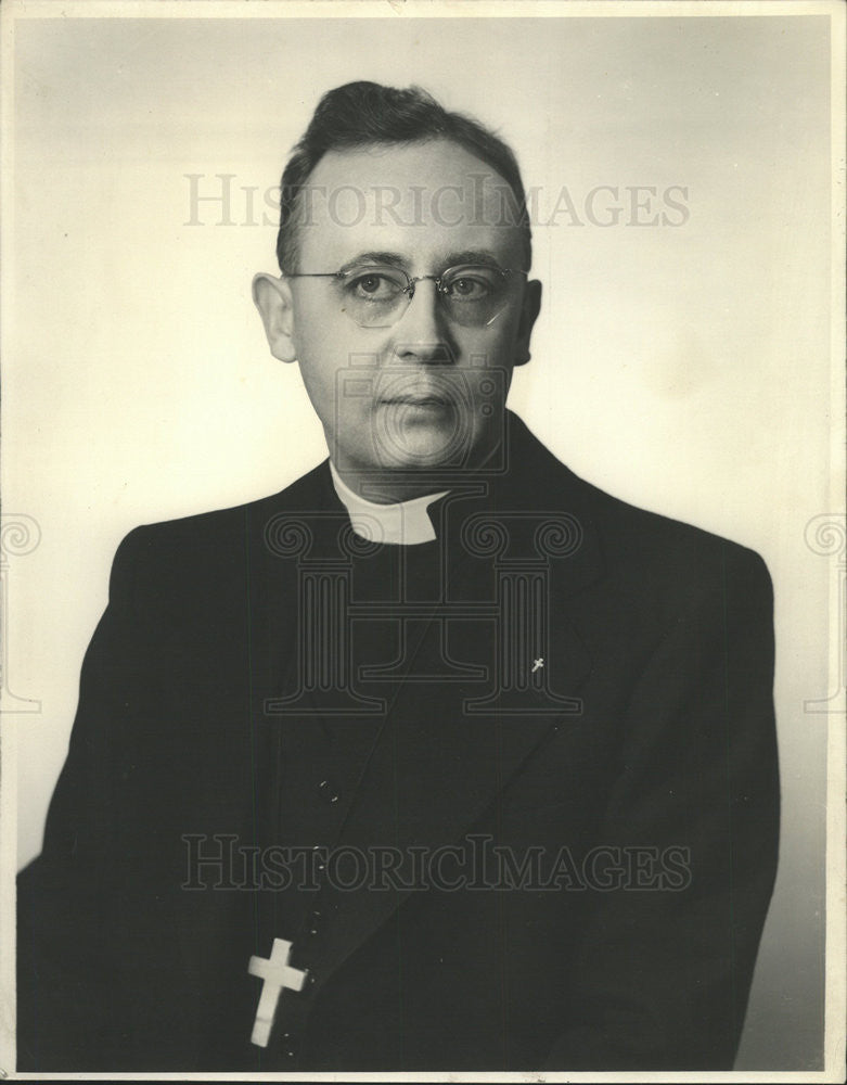 1947 Press Photo Paul Roeder Ev Angelical Lutheran Church Bethany Herbert Carl - Historic Images