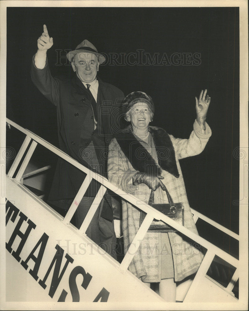 1963 Press Photo Fritz Rieger conductor Munich Opera Chicago - Historic Images