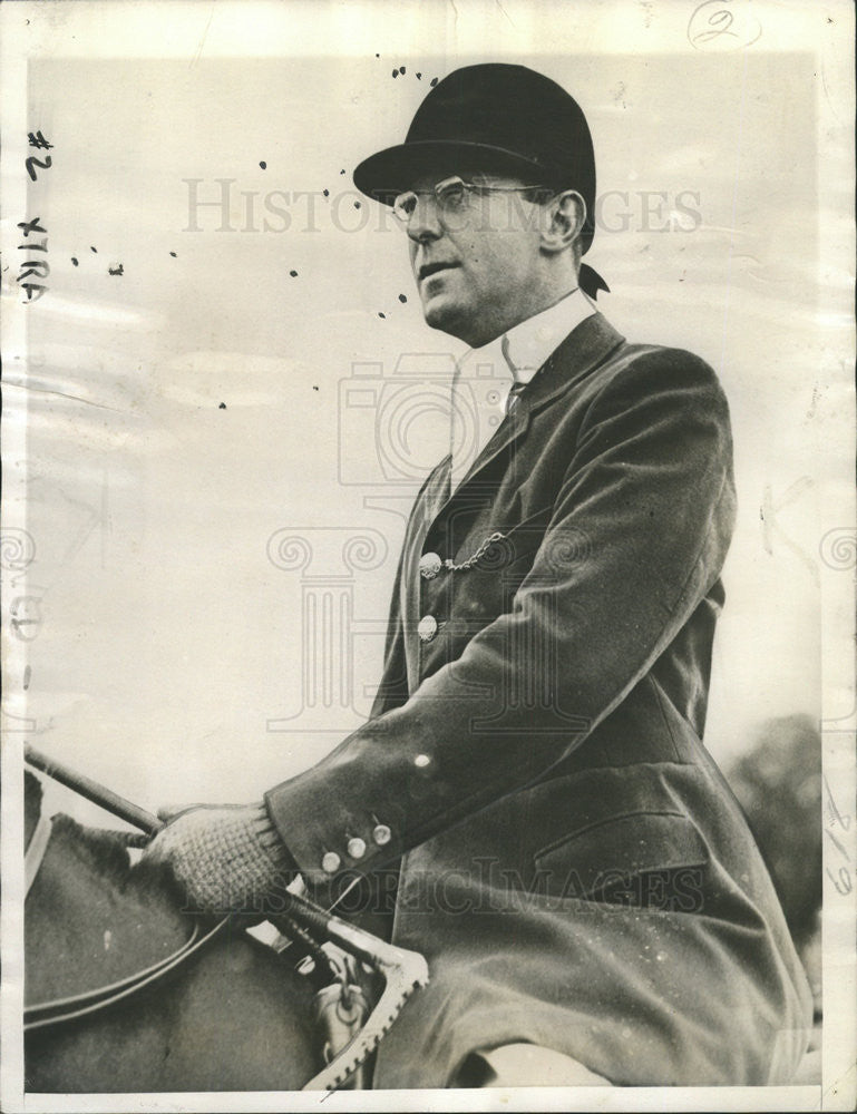 1937 Press Photo King Duke Master Beaufort Horse Royal Processions March Mary - Historic Images