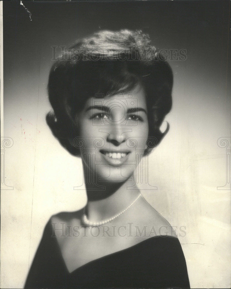 1962 Press Photo Sid Phillips Engagement Jane Jeffrey Belkin - Historic Images