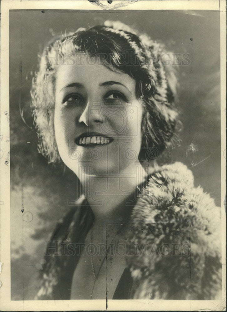 1935 Press Photo Conway Tearle&#39;s Wife Adele Rowland Tearle Close-up - Historic Images