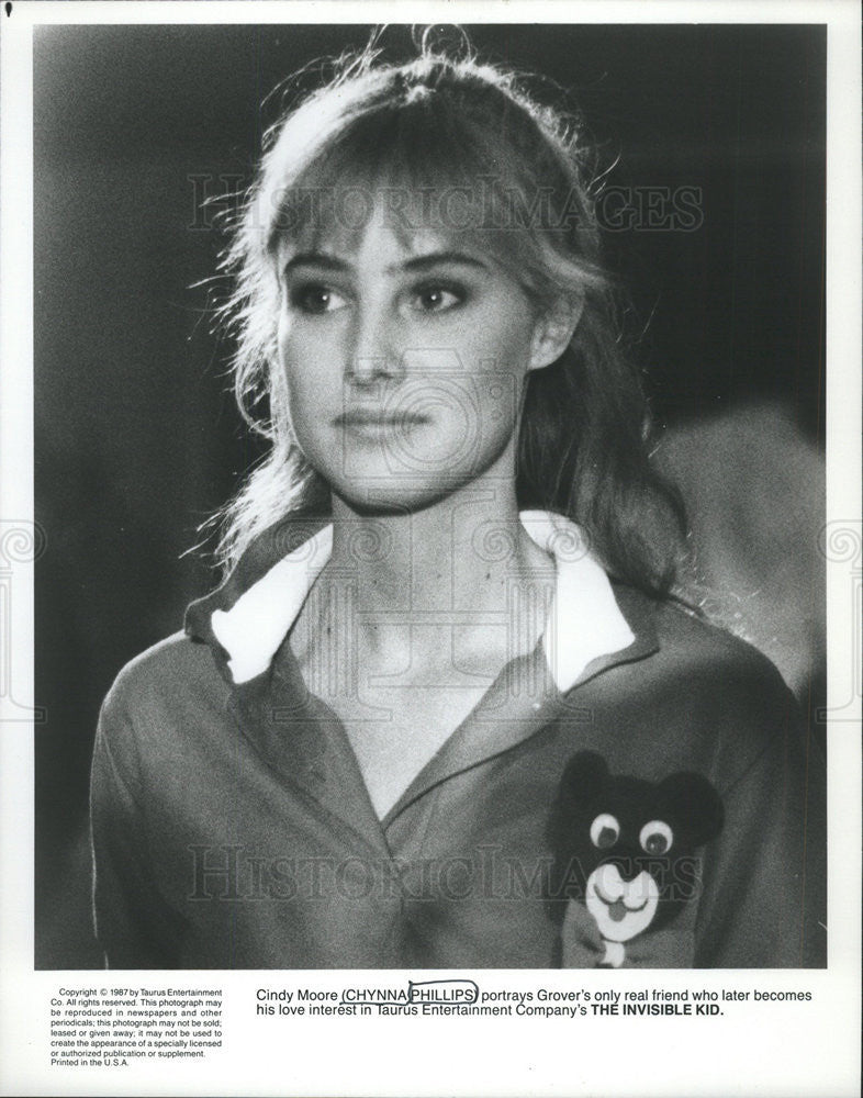 1987 Press Photo Actress Chynna Phillips Invisible Kid Movie - Historic Images