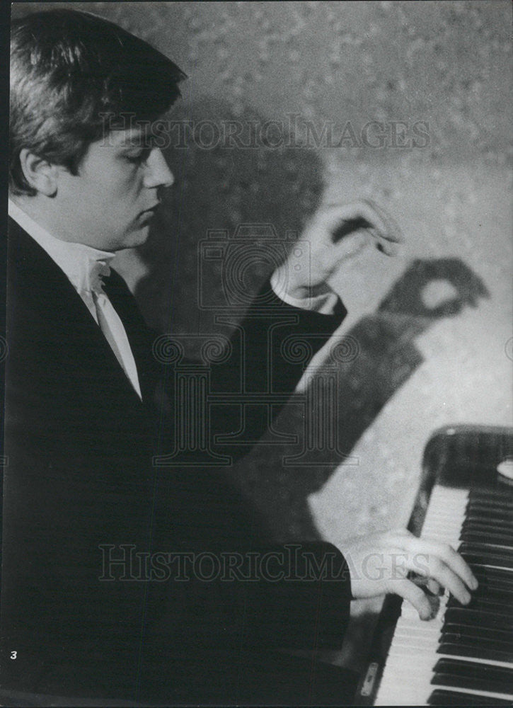 1969 Press Photo Russian Pianist Alexander Slobodyanik - Historic Images